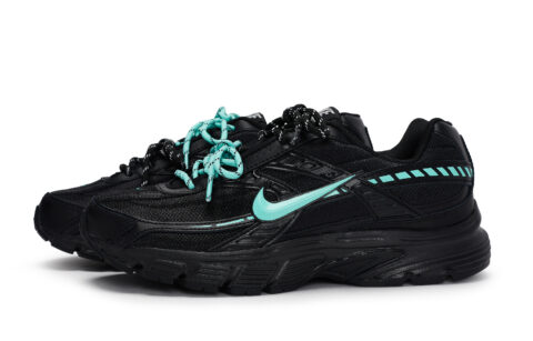 Nike Initiator Slip Resistant Abrasion Resistant Low top Running Shoes Men’s Black Blue