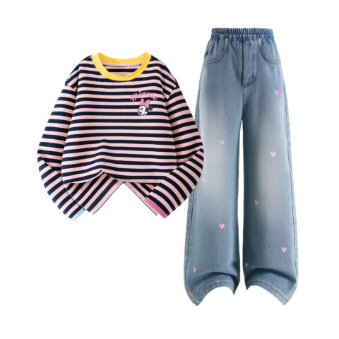 Disney Kids Casual Sportswear Crew Neck Moderate