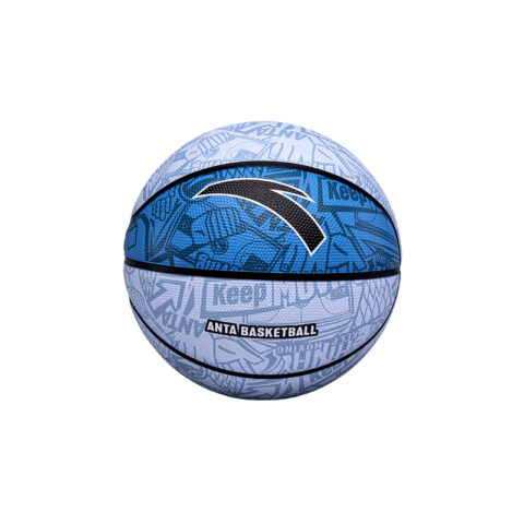 Anta Rubber Basketball Trendy Toy All Over Print Blue Size 7.5 Training Unisex China Mainland Version