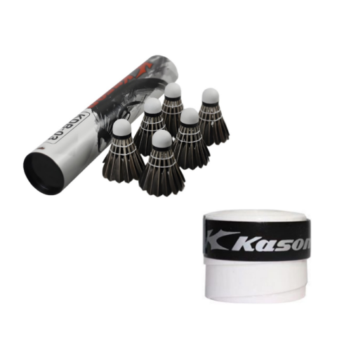 Li Ning x Kason KDB03 1 Duck Feather Shuttlecock 12 Pack Duck Feather All Round Duck Feather Shuttlecocks