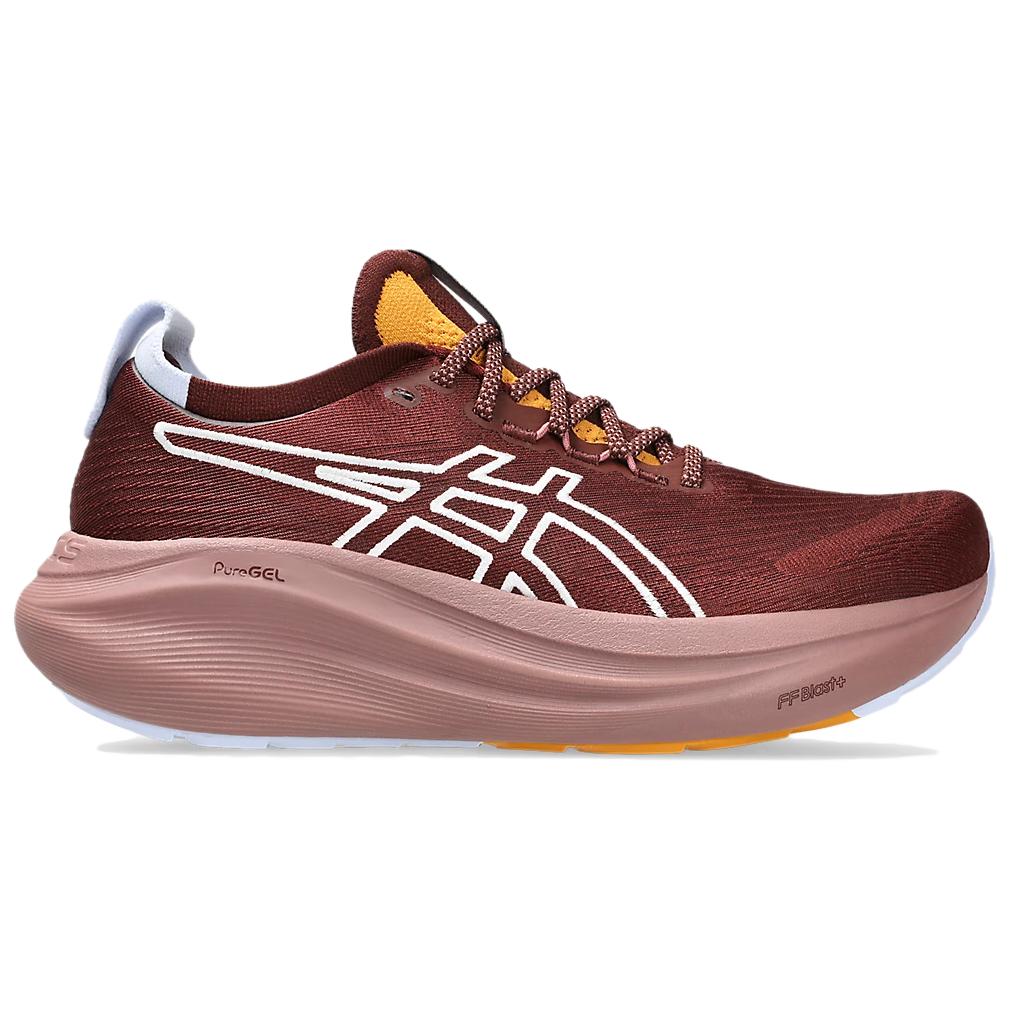 ASICS GEL NIMBUS 27 Breathable Support Lightweight FF BLAST™ PLUS OrthoLite™X 55 Running Shoes Women’s Dark Red