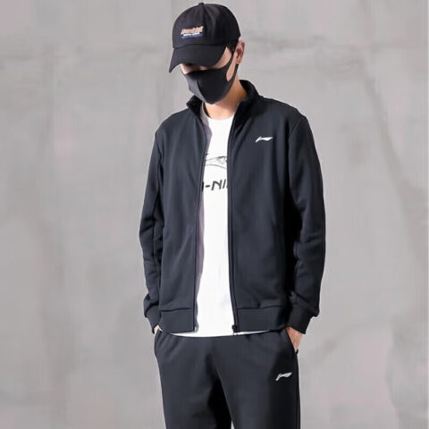 Li Ning Football Casual Sportswear Men’s Standard Black