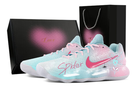 Nike Hyperdunk 2017 Spiders Beloved Heart Box Cushioning Coverage Support Low top Basketball Shoes Men’s