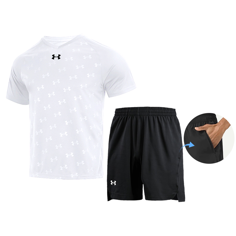 Under Armour Casual Sportswear Unisex V Neck Moderate