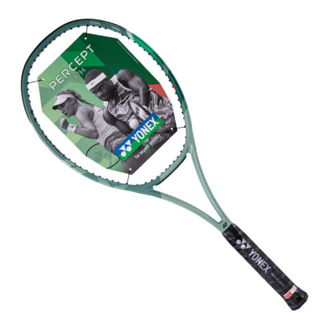 YONEX PERCEPT 01PE97HYX 330g Racket Weight 97 Square Inch Head Size Olive Green Unisex Carbon Fiber Tennis Rackets