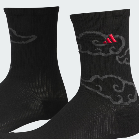 Adidas Crew Socks Unisex 1 Pack Black/Energy Red/Dark Gray