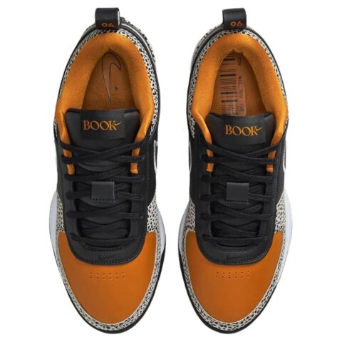 Nike Book 1 Low top Basketball Shoes Men’s Black White Orange
