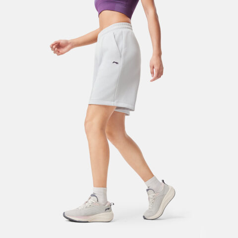 Li Ning Fitness Series Sports Shorts Women’s Calm Gray