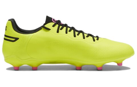 PUMA King Pro AG Artificial Ground FG Firm Ground Soccer Shoes Unisex Green Black