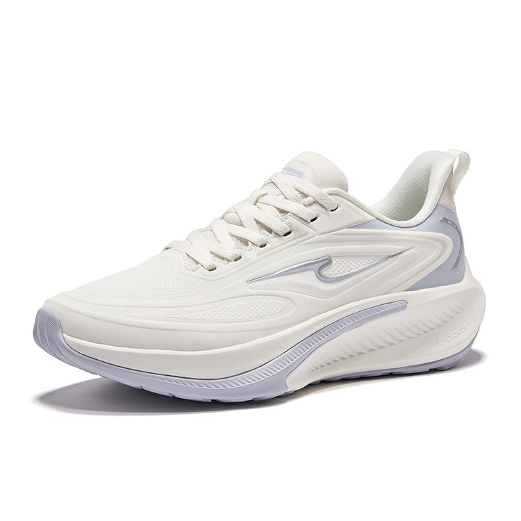 Erke Tissot 4 Running Shoes Women’s Low Top Microcrystal White Smoky Purple