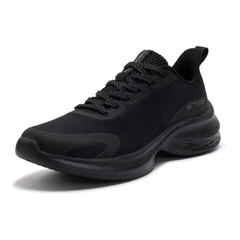 361° Cushioning Breathable Lightweight Low top Casual Sprint City Commuting Running Shoes Men’s Obsidian Black