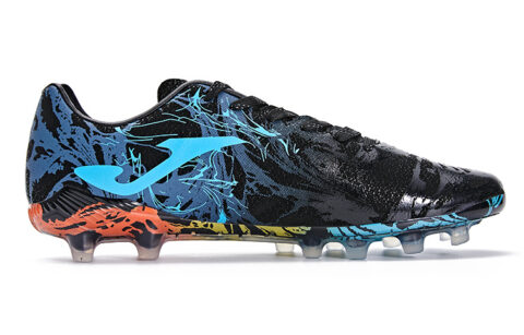 Joma FG Firm Ground Slip Resistant Abrasion Resistant Soccer Shoes Men’s Blue Black