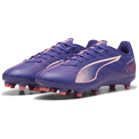 PUMA Ultra 5 Play Soft And Comfortable Abrasion Resistant Soccer Shoes Men’s Purple