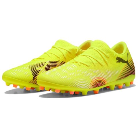 PUMA FUTURE 8 MATCH Abrasion Resistant Soccer Shoes Men’s Yellow