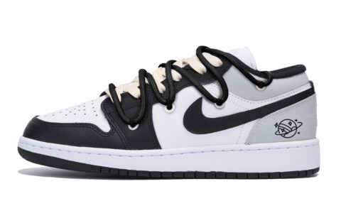 Jordan Air Jordan 1 Vintage Basketball Shoes Men’s Low Top Dark Gray