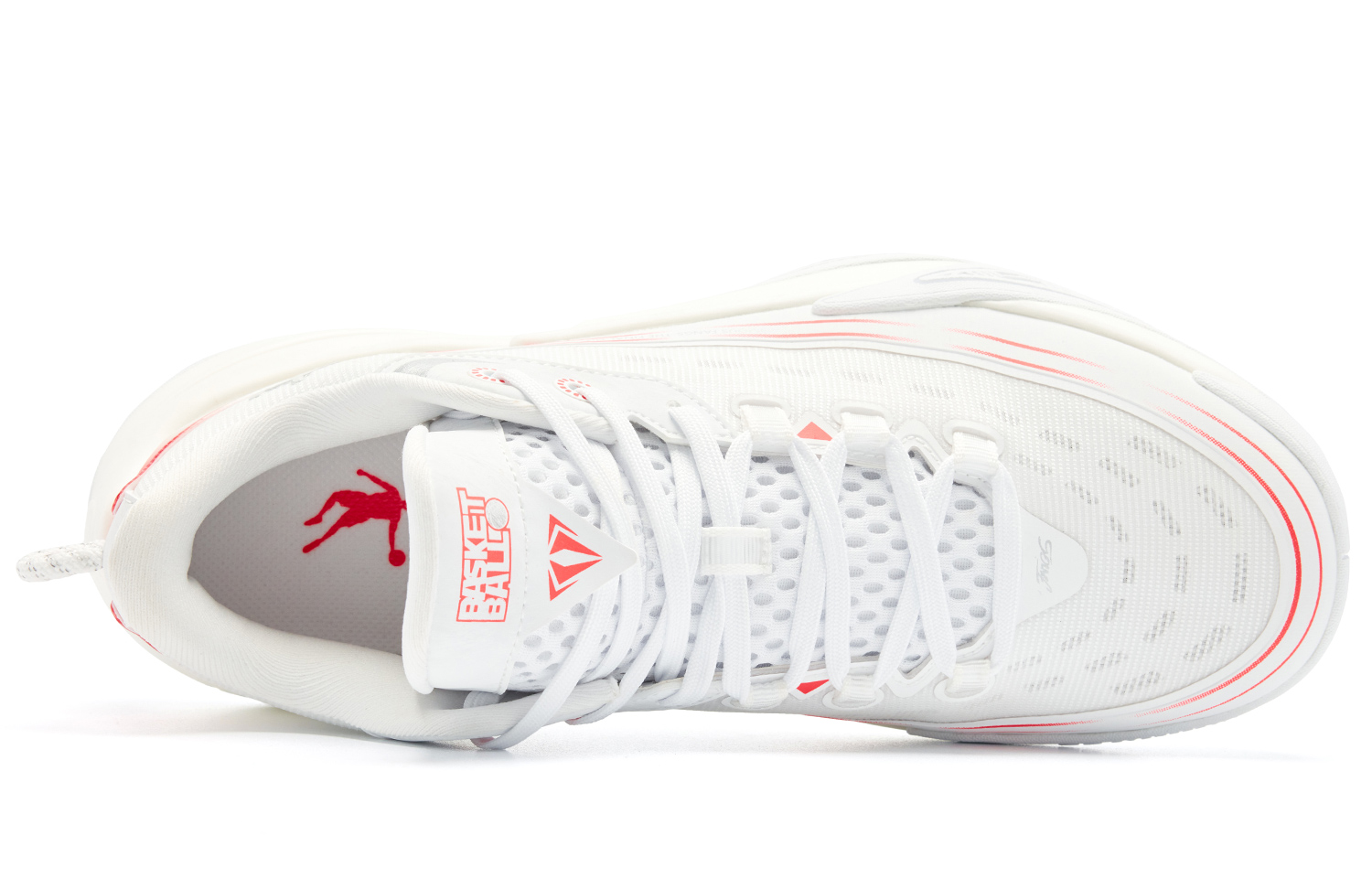 QIAODAN Poisonous Fangs TEAM Cushioning Slip Resistant Abrasion Resistant Breathable Coverage Rebound