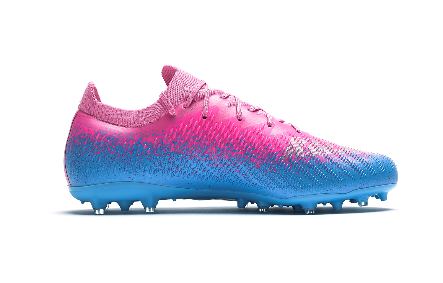 KELME Gale 2.5 MG Multi Ground Cushioning Slip Resistant Abrasion Resistant Soccer Shoes Unisex Pink Blue