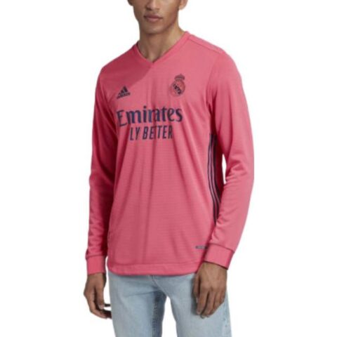 Adidas Real Madrid Soccer Jerseys Men’s Spring Pink Moderate Straight Fit