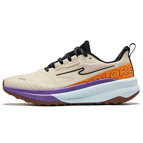 Erke Wildness Cushioning Slip Resistant Waterproof Lightweight Low top Running Shoes Men's Warm Linen In Black