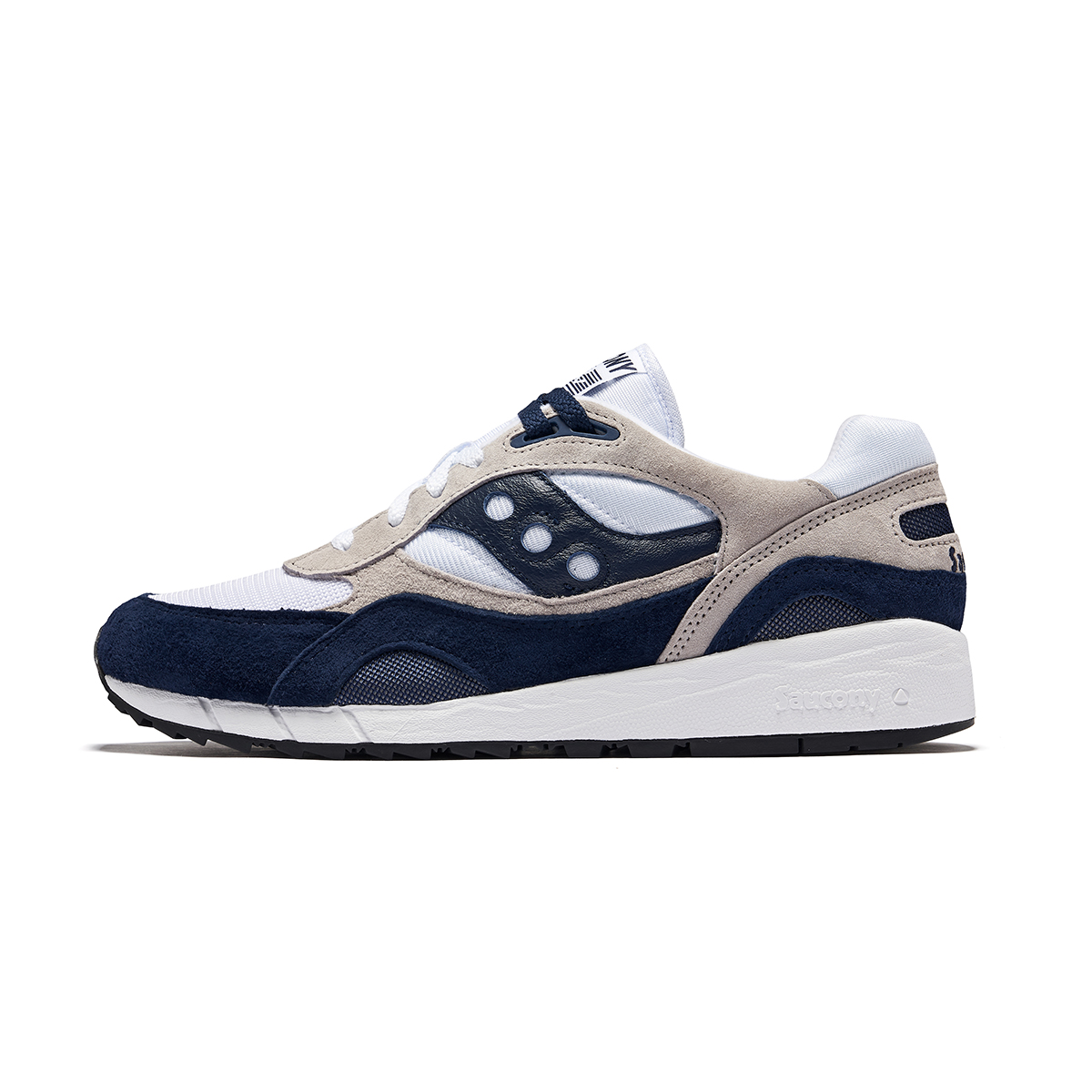 Saucony Low top Running Shoes Unisex White Dark Blue