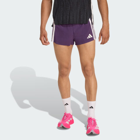 Adidas Free Shipping With AdiClub Adizero Running Split Shorts