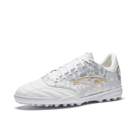 Anta TF Turf Soccer Shoes Men’s White Gray