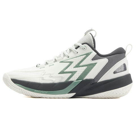 361° BIG3 Team 3.0 Cushioning, Wear Resistant Low top Basketball Shoes Men’s White Smoke Gray