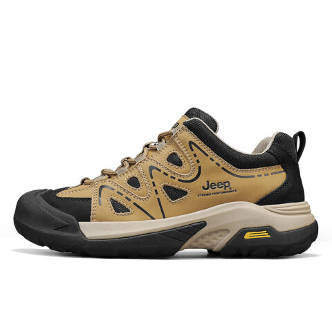 Jeep Low top Hiking Shoes Men's Earth Yellow