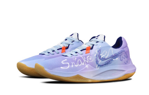 Nike Precision 6 Basketball Shoes Men’s Low Top Purple/White