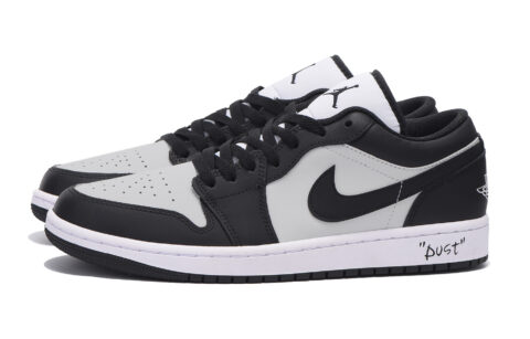 Jordan Air Jordan 1 Slip Resistant Low top Vintage Basketball Shoes Men’s Black White