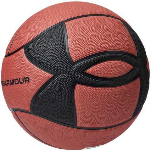 Under Armour Rubber Basketball Black Brown Size 7 Ball Training Competition Unisex