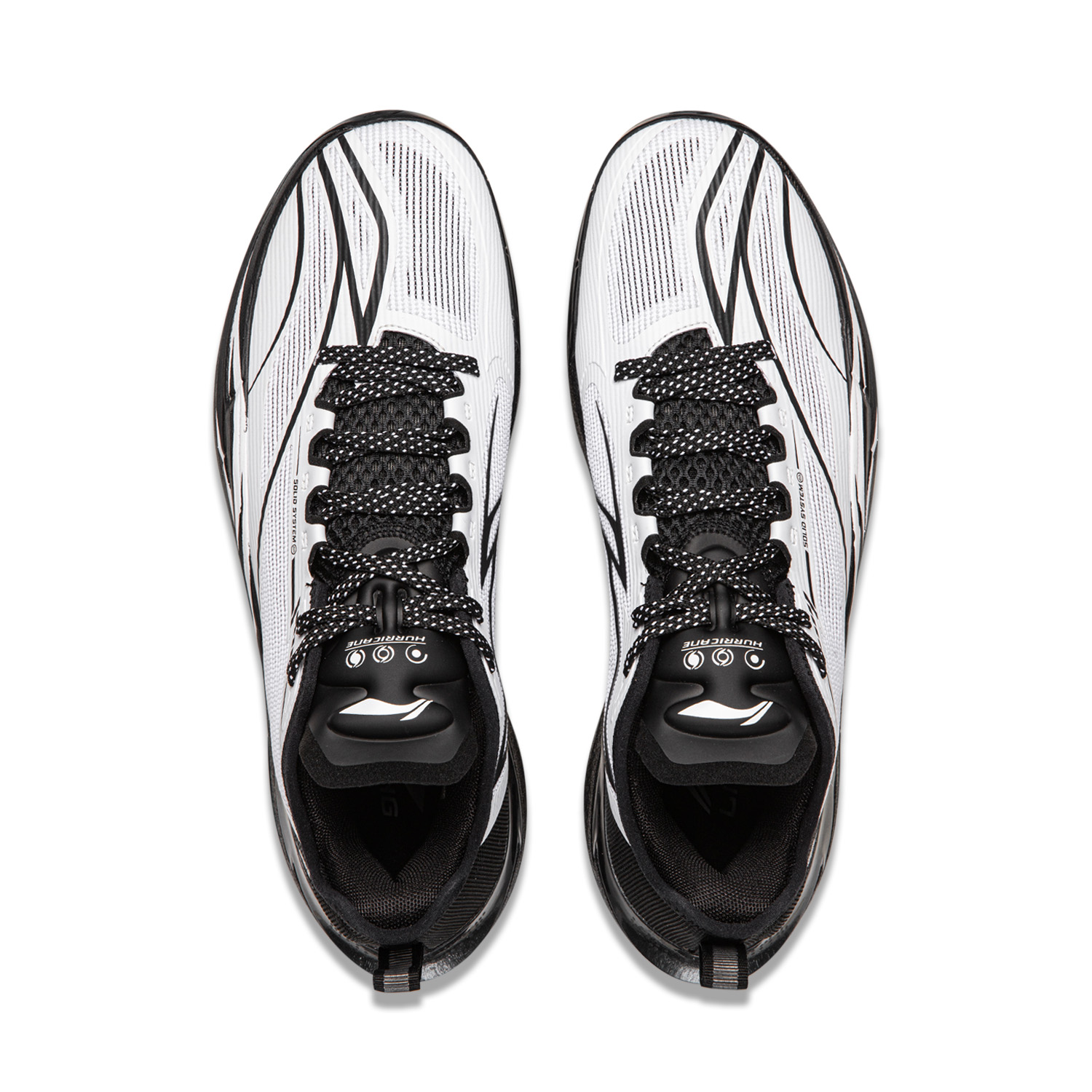 Li Ning Hurricane Low top Basketball Shoes Men’s Standard White Black