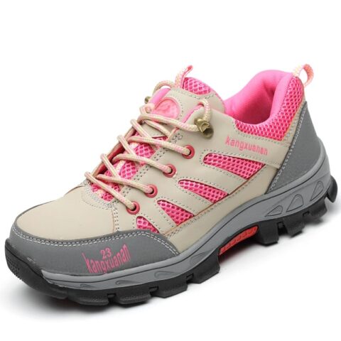 K KANGXUANAN Wear resistant And Waterproof Low top Outdoor Shoes Women's Pink