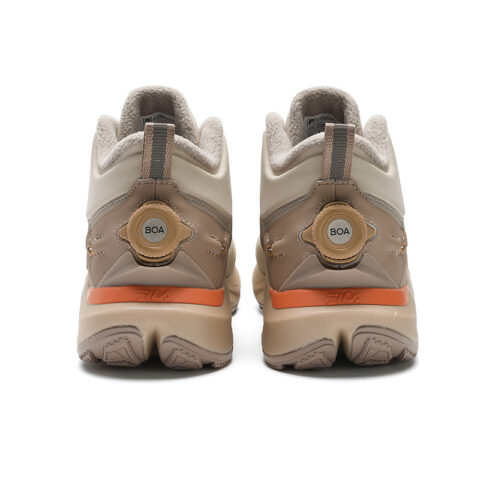 FILA BOA WOLF Cushioning Abrasion Resistant Cushioning, Wear Resistant Mid top Outdoor Shoes Men’s Oyster Gray