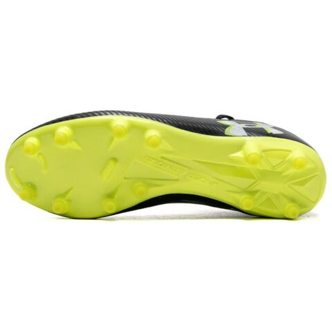 Under Armour Artificial Turf Abrasion Resistant Breathable Soccer Shoes Unisex Black Green