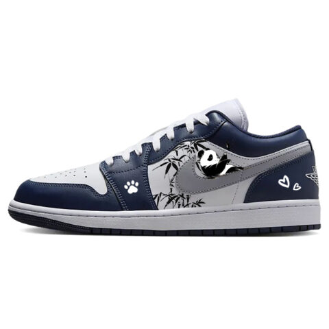 Jordan Air Jordan 1 Vintage Basketball Shoes Men’s Low Top White/Blue