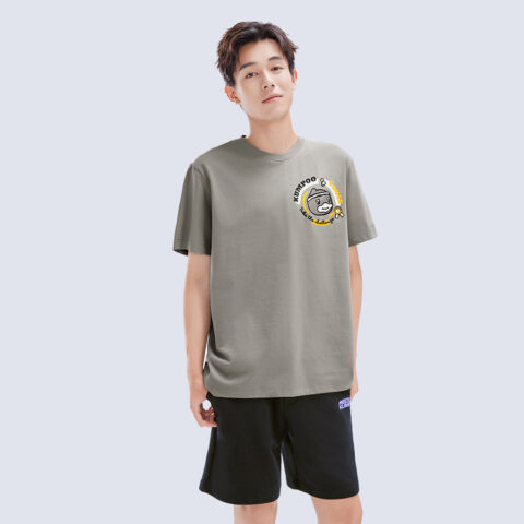 KUMPOO x B.Duck Badminton Jersey Unisex Gray