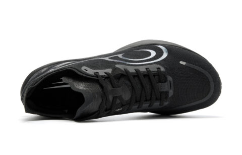 QIAODAN Flying Shadow PB3 Enhanced Running Shoes Men’s Low Top Black Iron Gray