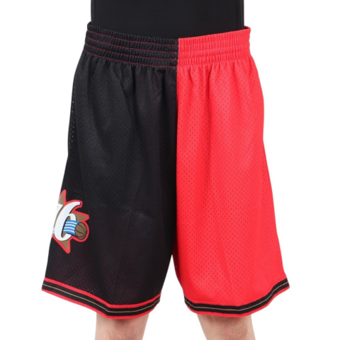Mitchell Ness Basketball Shorts Men’s Black Red