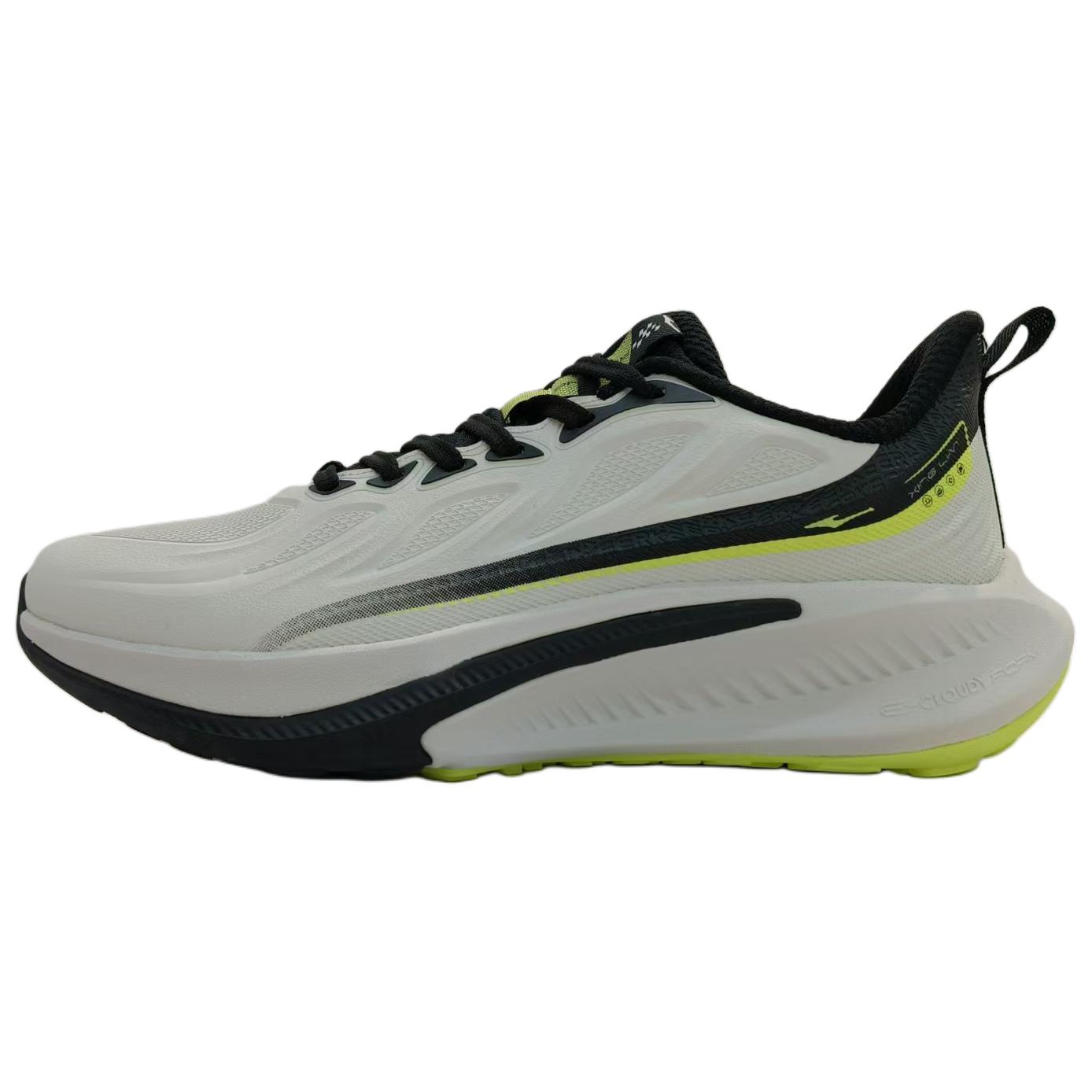 Erke Running Shoes Men's Low Top Black