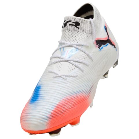 PUMA Future 8 Ultimate FG Firm Ground Natural Grass Wear resistant And Lightweight Soccer Shoes Unisex White