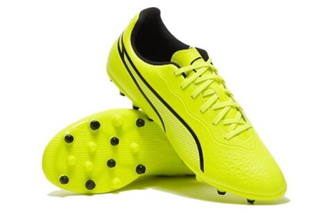 PUMA King Match Mg Cleats ‘Solar Yellow Black’