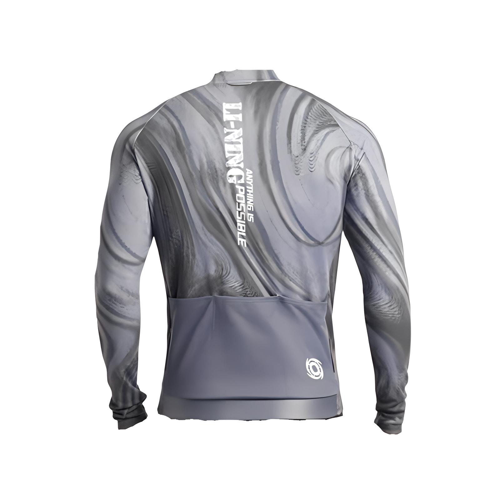 Li Ning Cycling Clothing Unisex Mineral Gray