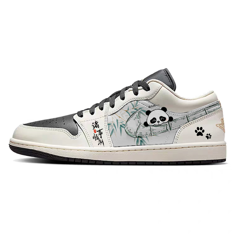 Jordan Air Jordan 1 Low top Vintage Basketball Shoes Men's White