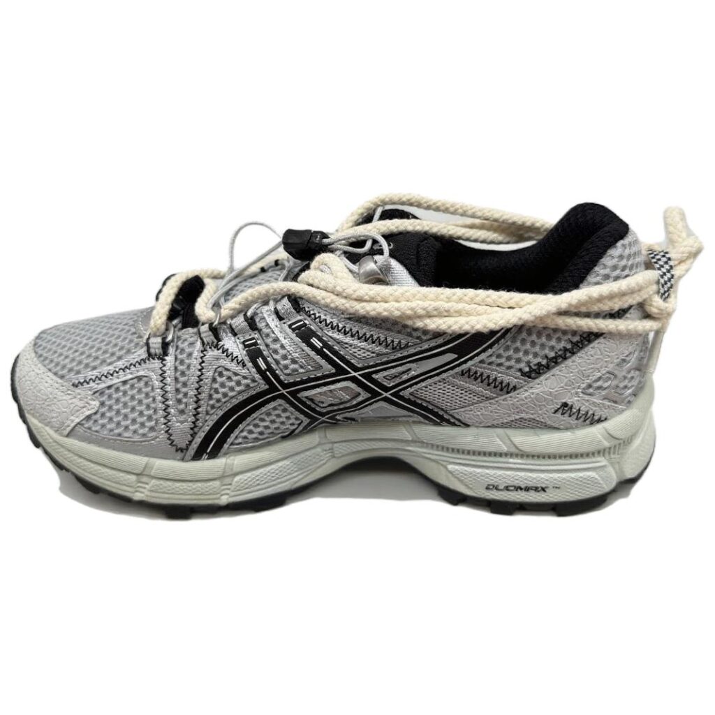 ASICS Lightweight Anti Slip Low top Casual Running Shoes Women’s Silver Gray