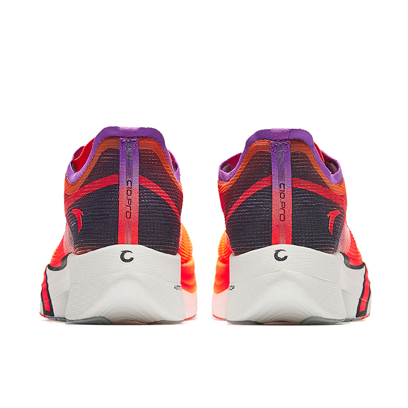 Anta C10 Pro Slip Resistant, Abrasion Resistant, Breathable Low top Running Shoes Women’s Orange Red