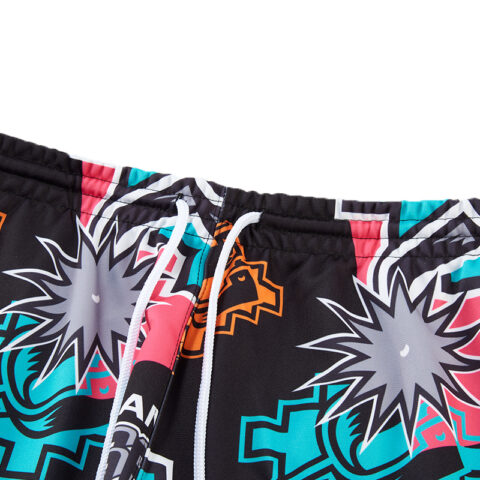Mitchell Ness x NBA San Antonio Horse Spurs Basketball Shorts Unisex Black