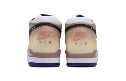 Nike Flight Legacy Vintage Basketball Shoes Men’s Mid Top White/Yellow/Brown