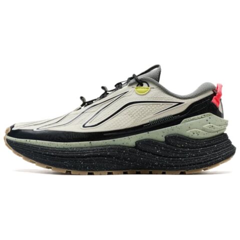 XTEP Wind And Fire 28 Cushioning Slip Resistant Low top Running Shoes Men’s Gray Black Cyan
