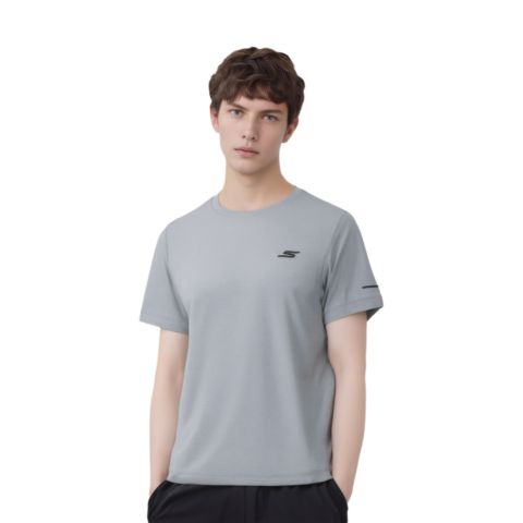 Skechers GODRI SS25 T Shirt Men’s Frozen Rain/002A